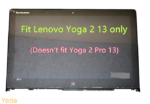 מסך מגע Display + Digitizer, Lenovo Yoga 2 13 מק"ט DL185