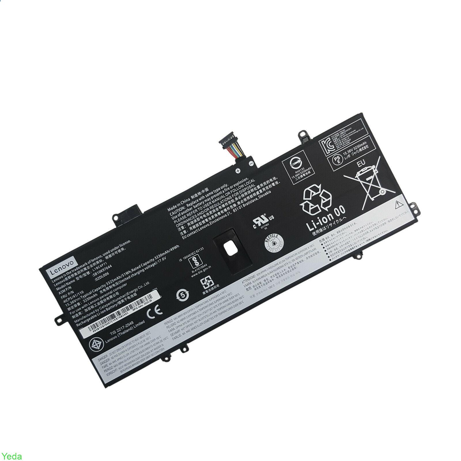 427 סוללה למחשב נייד BATTERY LENOVO 20QD , מק"ט BL427 – תמונה 1