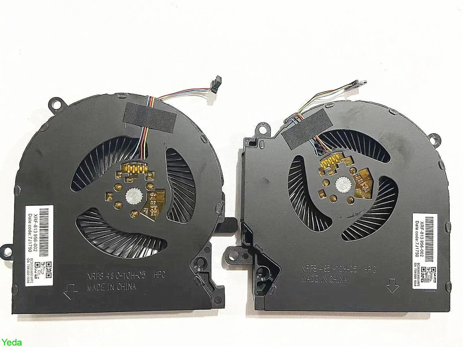 600A זוג מאווררים FAN 5V - 12V  למחשב נייד HP OMEN 15-EK, מק"ט FH600 – תמונה 1