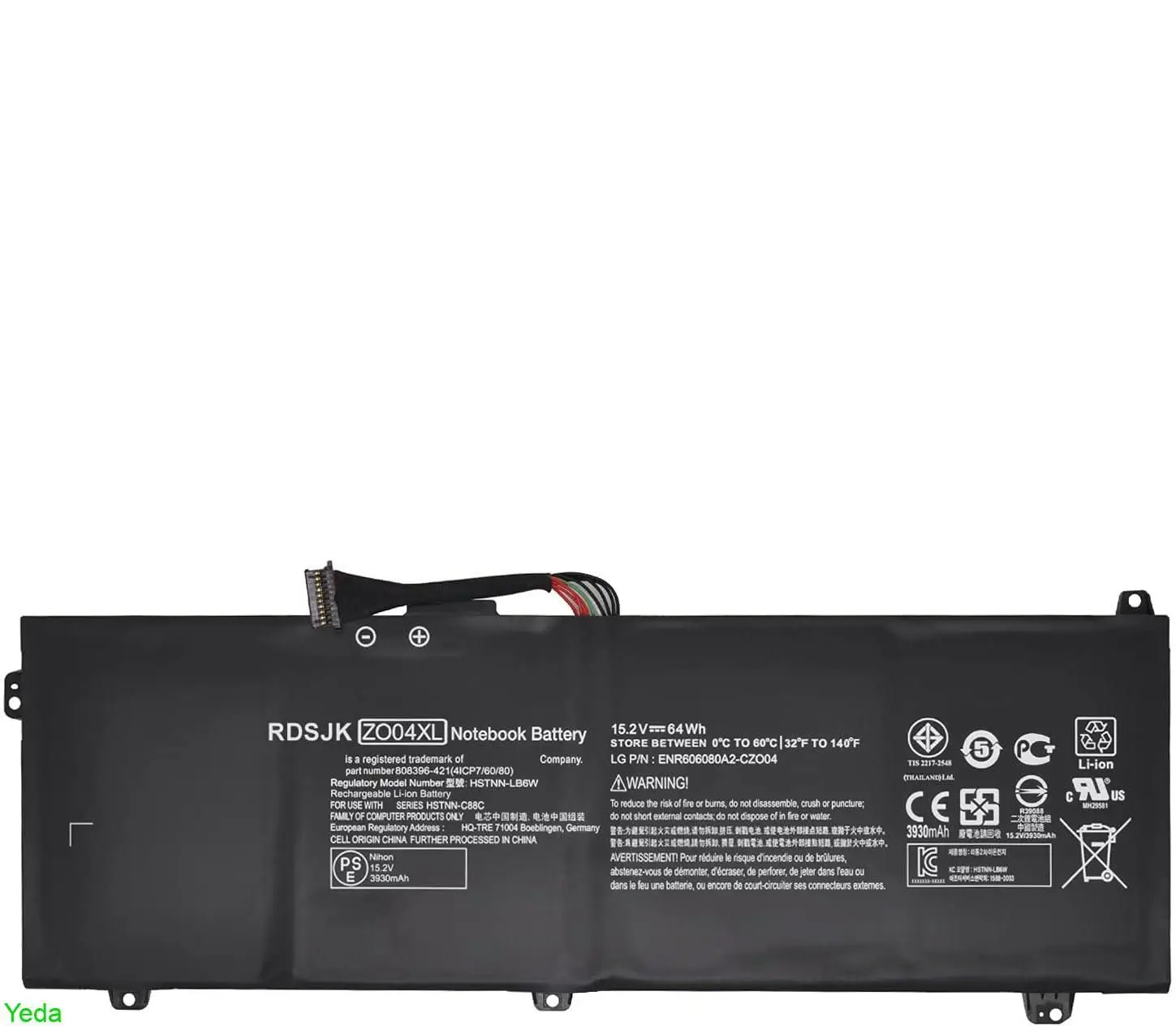 154 סוללה למחשב נייד HP ZO04, מק"ט 154 – תמונה 1