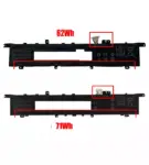 יש 2 סוגים סוללה למחשב נייד BATTERY ASUS UX581 , מק"ט 181