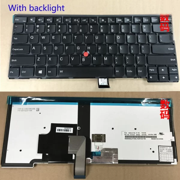 ⁦מקלדת למחשב נייד KEYBOARD Thinkpad T450 LENOVO, מק"ט KL252⁩ – תמונה ⁦1⁩